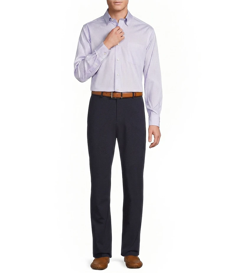 Cremieux Signature Label The Icon Solid Long Sleeve Woven Shirt
