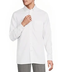 Cremieux Signature Label The Icon Solid Long Sleeve Woven Shirt