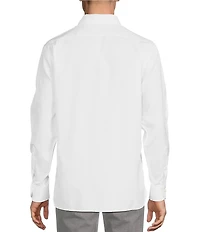 Cremieux Signature Label The Icon Solid Long Sleeve Woven Shirt