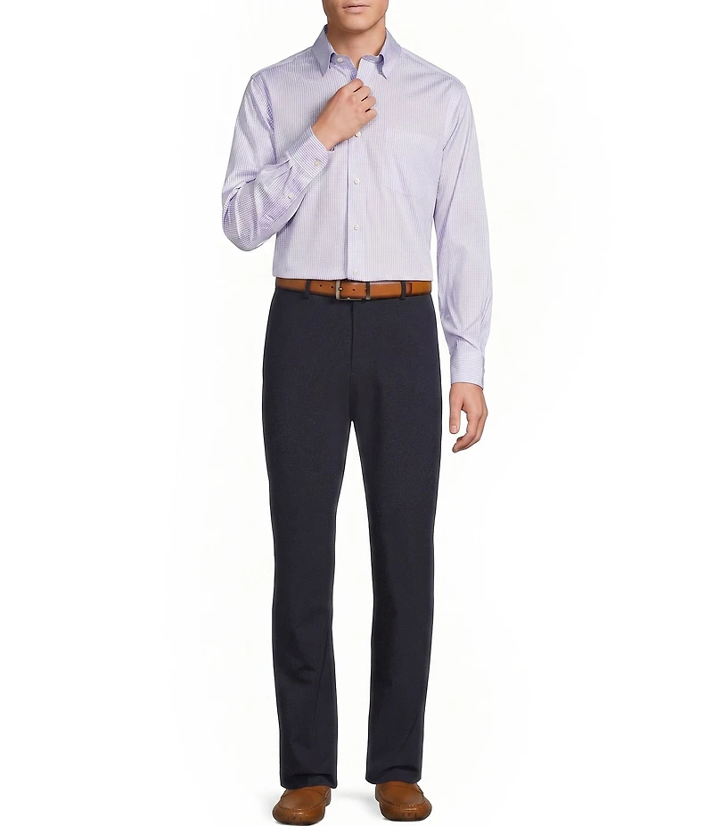 Cremieux Signature Label The Icon Solid Long Sleeve Woven Shirt