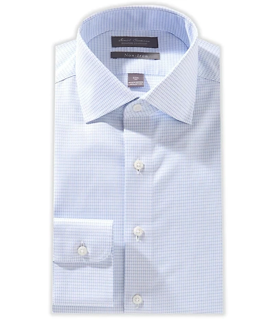 Cremieux Slim Fit Spread Collar Diamond Print Dress Shirt
