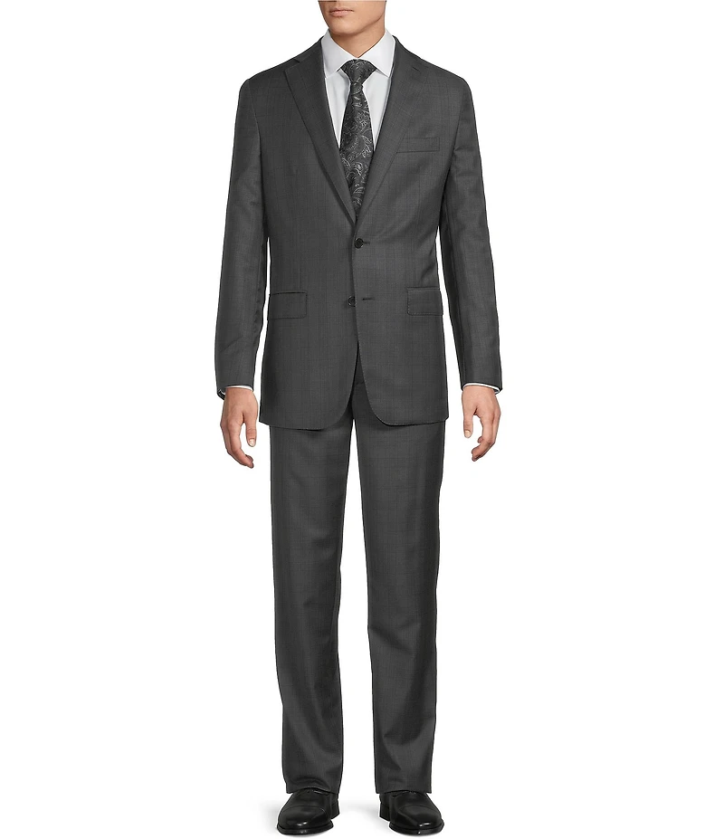 Cremieux Slim Fit Spread Collar Mirco Dobby Dress Shirt
