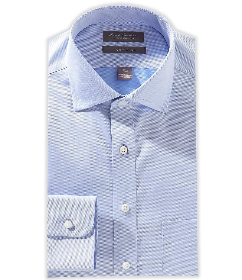 Cremieux Slim Fit Spread Collar Mirco Dobby Dress Shirt