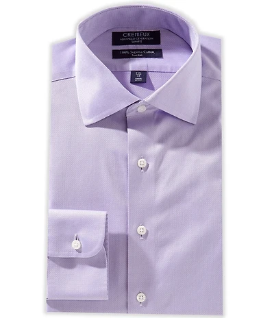 Cremieux Slim Fit Spread Collar Printed Dress Shirt
