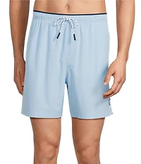 Cremieux Solid 6#double; Inseam Swim Trunks