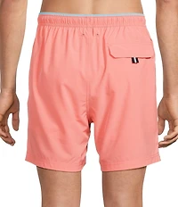 Cremieux Solid 6#double; Inseam Swim Trunks