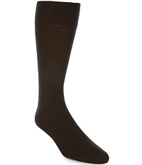 Cremieux Solid Flat Knit Crew Dress Socks