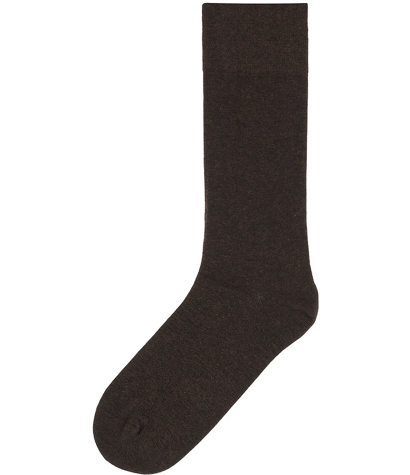 Cremieux Solid Flat Knit Crew Dress Socks