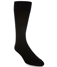 Cremieux Solid Flat Knit Crew Dress Socks