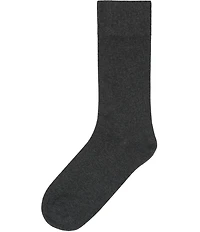 Cremieux Solid Flat Knit Crew Dress Socks