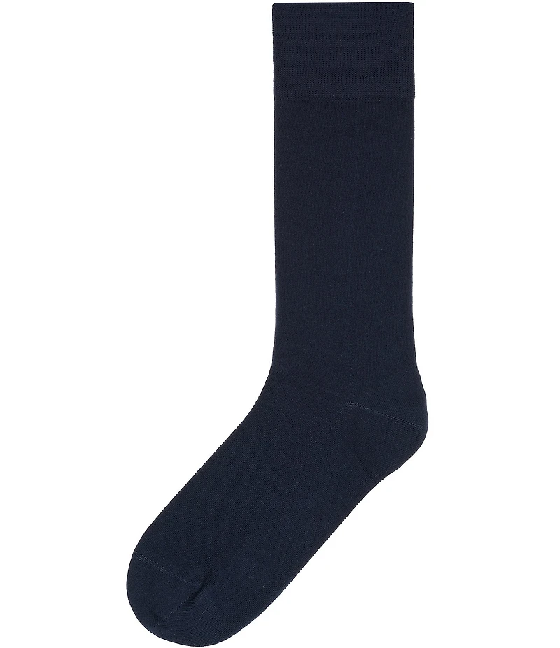 Cremieux Solid Flat Knit Crew Dress Socks