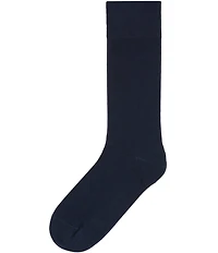 Cremieux Solid Flat Knit Crew Dress Socks