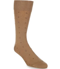 Cremieux Star Pattern Crew Dress Socks
