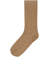 Cremieux Star Pattern Crew Dress Socks