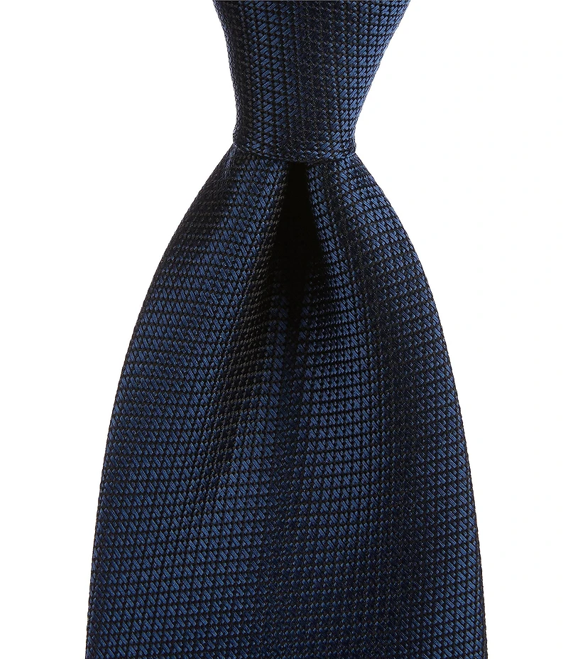 Cremieux State Street Solid 3.4#double; Silk Tie