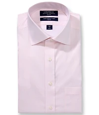 Cremieux Sullivan Slim Fit Spread Collar Striped Twill Dress Shirt