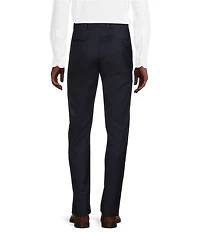 Cremieux Modern Fit Flat Front Sharkskin Pattern Dress Pants