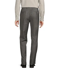 Cremieux Modern Fit Flat Front Sharkskin Pattern Dress Pants