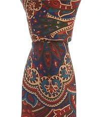 Cremieux Thiago Paisley 3.125#double; Silk Blend Tie