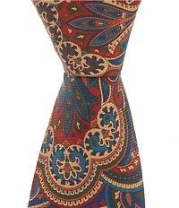 Cremieux Thiago Paisley 3.125#double; Silk Blend Tie
