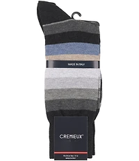 Cremieux Thick Stripe Crew Socks