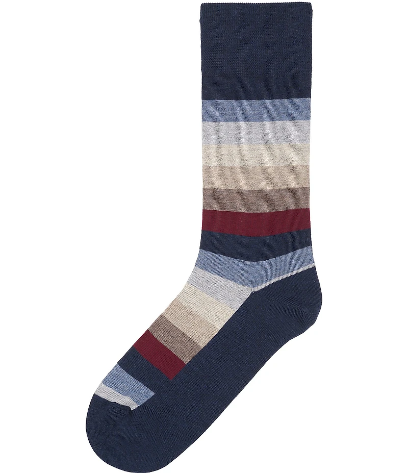 Cremieux Thick Stripe Crew Socks