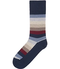 Cremieux Thick Stripe Crew Socks