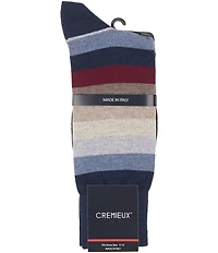 Cremieux Thick Stripe Crew Socks