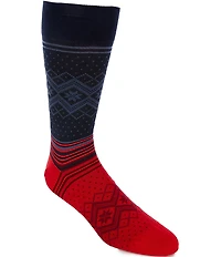 Cremieux Transition Fairisle Crew Dress Socks