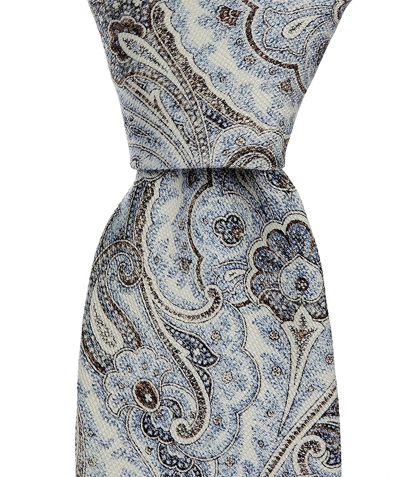 Cremieux Trinity Paisley Print 2 3/4#double; Silk Tie