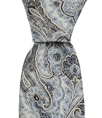 Cremieux Trinity Paisley Print 2 3/4#double; Silk Tie