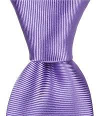 Cremieux Tulle Solid Narrow 3#double; Silk Tie