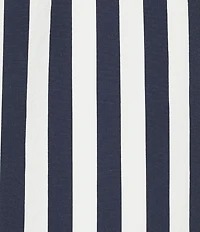 Cremieux Wide Stripe Print 6#double; Inseam Swim Trunks