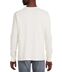 Cremiuex Premium Denim Garment-Dyed Long Sleeve T-Shirt