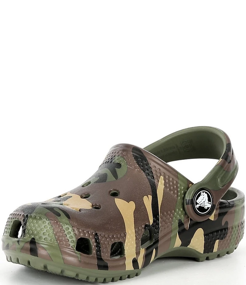 Crocs Boys' Classic Camouflage Clogs (Toddler)