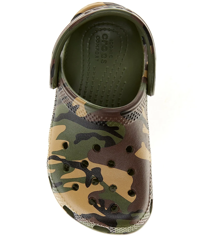 Crocs Boys' Classic Camouflage Clogs (Toddler)