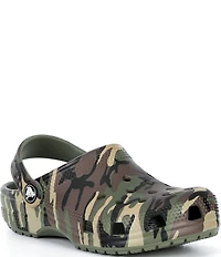 Crocs Boys' Classic Camouflage Clogs (Toddler)