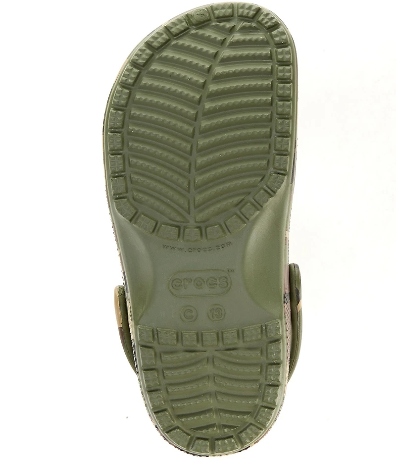 Crocs Boys' Classic Camouflage Clogs (Toddler)