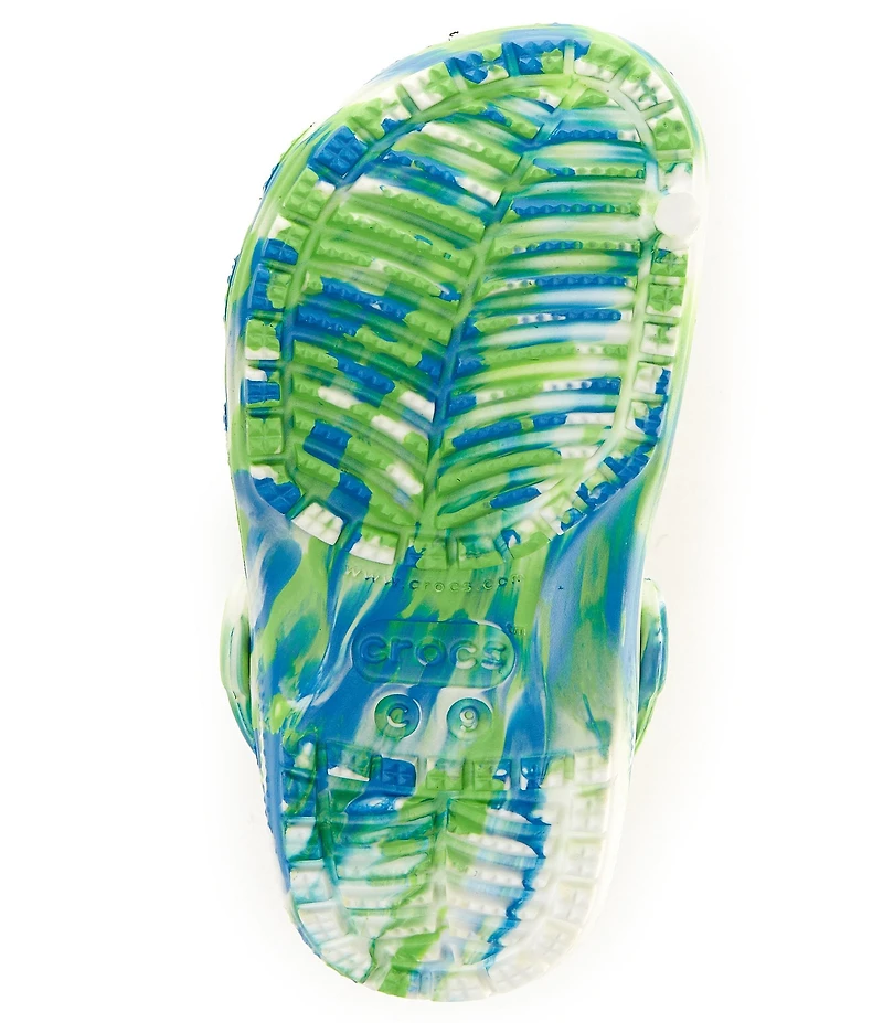 Crocs Boys' Classic Glow-In-The-Dark Marbled Clog (Youth)