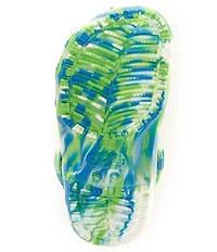 Crocs Boys' Classic Glow-In-The-Dark Marbled Clog (Youth)