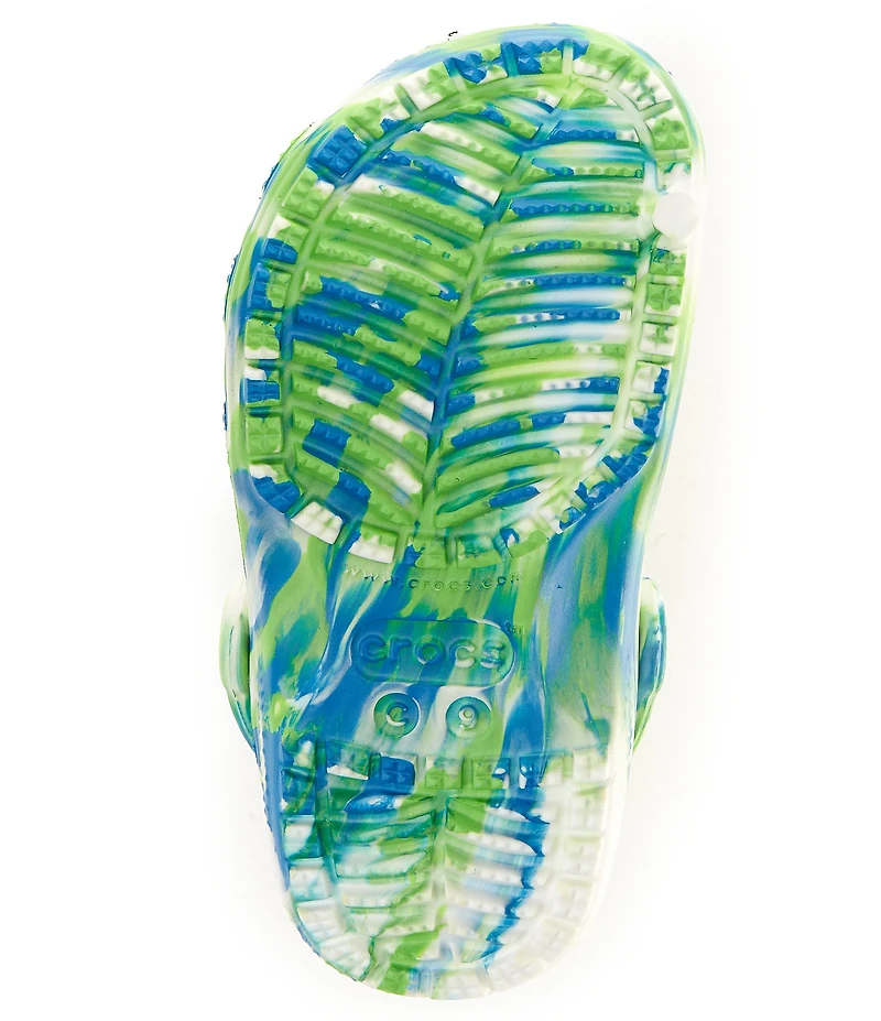 Crocs Boys' Classic Glow-In-The-Dark Marbled Clogs (Infant)