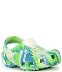 Crocs Boys' Classic Glow-In-The-Dark Marbled Shoes (Toddler)