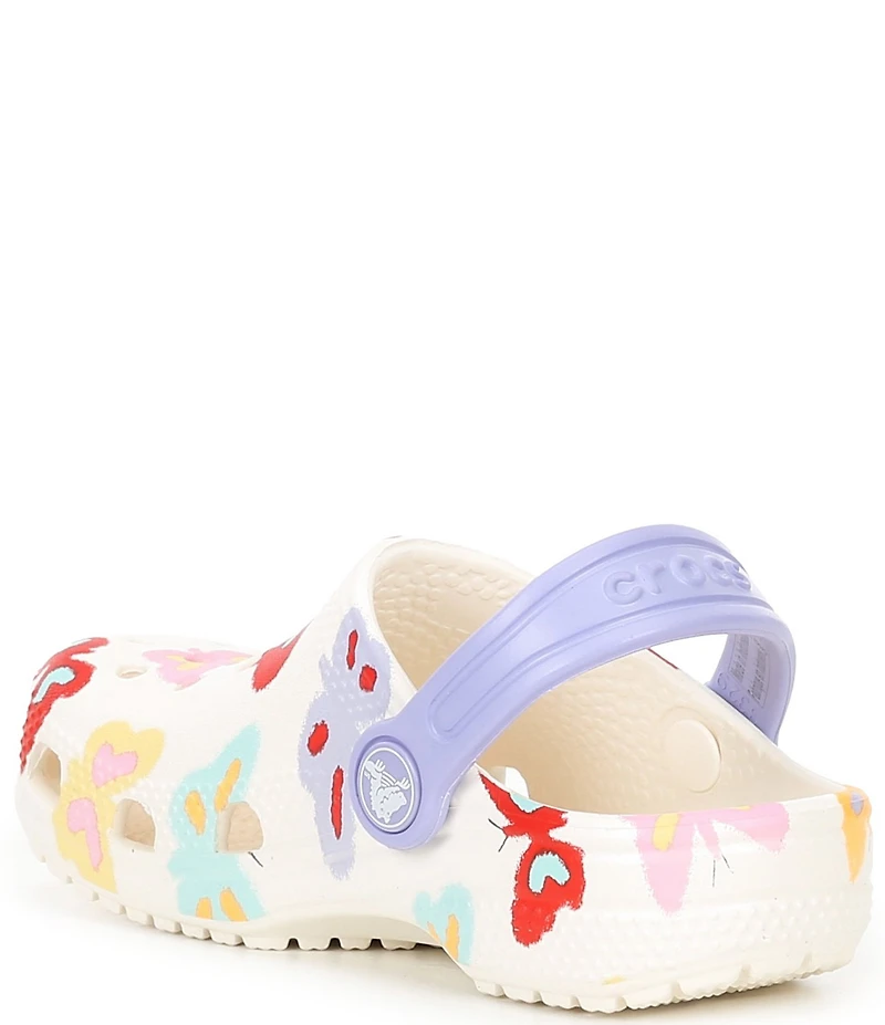 Crocs Girls' Classic Butterfly Clogs (Infant)