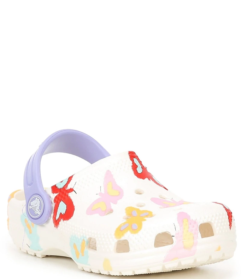 Crocs Girls' Classic Butterfly Clogs (Toddler)