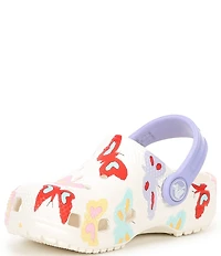 Crocs Girls' Classic Butterfly Clogs (Toddler)
