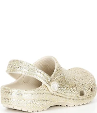 Crocs Girls' Classic Chunky Glitter Clogs (Infant)