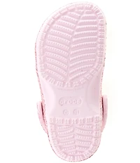 Crocs Girls' Classic Chunky Glitter Clogs (Toddler)