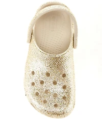 Crocs Girls' Classic Chunky Glitter Clogs (Toddler)