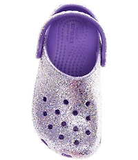 Crocs Girls' Classic Fantasy Glitter Clogs (Infant)