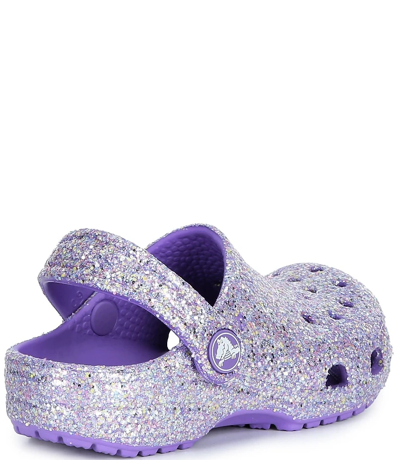 Crocs Girls' Classic Fantasy Glitter Clogs (Youth)
